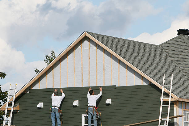 Professional Vinyl Siding technician working in River Grove, IL